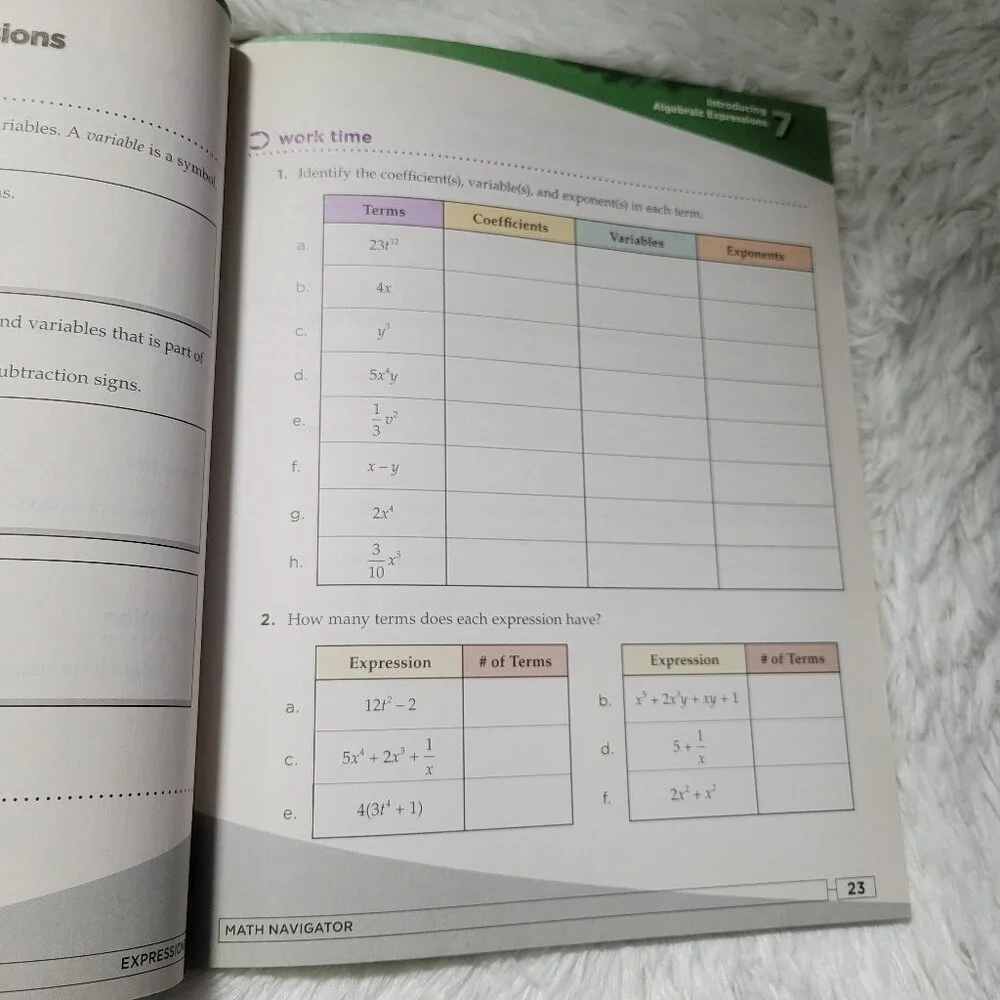 Pearson Math Navigator Expressions Bundle Set - Picture 5 of 8